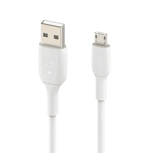 Belkin Micro USB Charging Cable | USB-A | For Android Phones and Tablets | 1 Meter | White