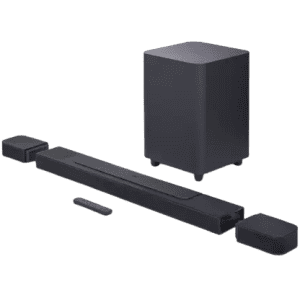 JBL Bar 1000 Pro,True Dolby Atmos,DTS:X,MultiBeam,Wireless Subwoofer,HDMI eARC 880 W Bluetooth Soundbar | Black, 7.1.4 Channel