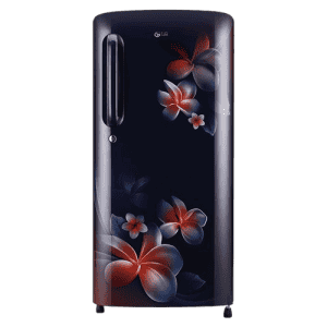 LG 185 L 3 Star Direct-Cool Single Door Refrigerator | GL-B201ABPD | Blue Plumeria