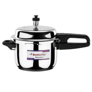 BUTTERFLY  3LTR  | BLUELINE CUTE PRESSURE COOKER | STAINLESS STEEL
