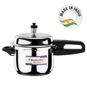 BUTTERFLY  3LTR  | BLUELINE CUTE PRESSURE COOKER | STAINLESS STEEL