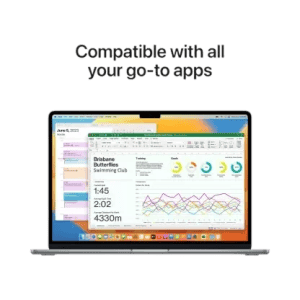 APPLE 2023 Macbook Air Apple M2 | 8 GB/256 GB SSD/macOS Ventura | MQKP3HN/A | 15.3 Inch, 1.51 Kg | SPACE GREY