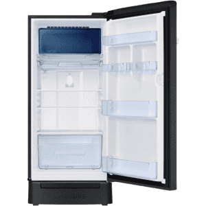 SAMSUNG 189 L Frost Free Single Door 4 Star Refrigerator  | Luxe Black | RR21C2F24BX/HL