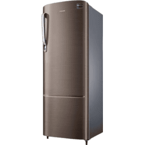 Samsung 255 L 3 Star Direct-Cool Single Door Refrigerator  | RR26T373YDX/HL |  Luxe Brown