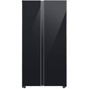 SAMSUNG 653 Litres 3 Star Auto Defrost Side by Side Refrigerator with Twin Cooling Plus | RS76CB811333HL | Glam Deep Charcoal