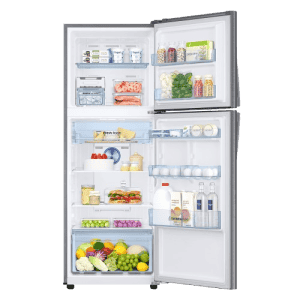 Samsung 345 L 3 Star Frost Free Top Mount Refrigerator Refined Inox | RT37T4433S9/HL