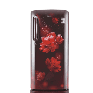 LG 185L | 5 Star | Direct Cool Single Door Refrigerator | Scarlet Charm Finish