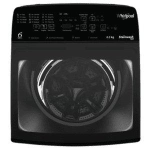 Whirlpool 6.5 kg With Hard water wash Fully Automatic Top Load with In-built Heater Grey | STAINWASH PRO H 6.5 | SHINY GREY