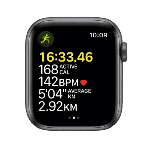 Apple Watch SE | 44 mm | Aluminium Case with Midnight Sport Band GPS | Space Grey