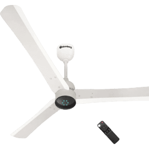 Atomberg Renesa Plus  3 Blade Ceiling Fan | 1200 mm | BLDC Motor with Remote | Pearl White