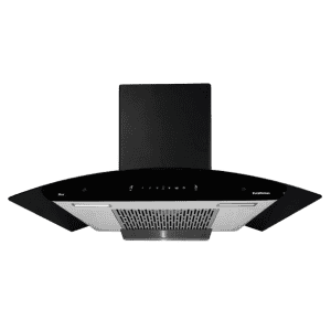 Pureflames Turbo 60 Kitchen Chimney | Black