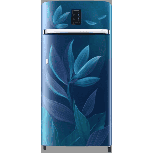 SAMSUNG 189 L Frost Free Single Door 5 Star Refrigerator  | Paradise Bloom Blue | RR21C2E259U/HL