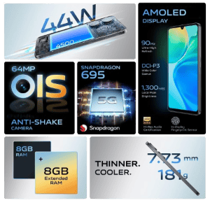 vivo Y100A 5G | 8 GB | 128 GB | Metal Black