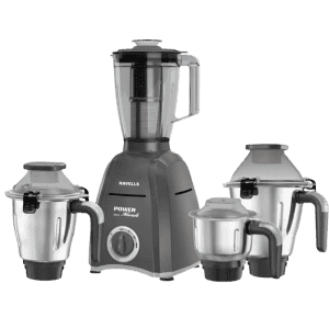 Havells Power Hunk Mixer Grinder | 800 watt | 4 Jars | Grey