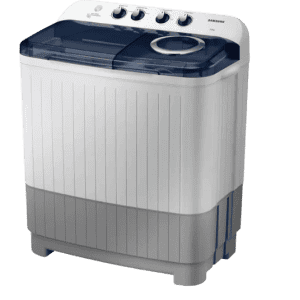 SAMSUNG Semi Automatic Top Load |  7 kg | WT70M3200HB/TL | White, Blue, Grey