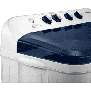 SAMSUNG Semi Automatic Top Load |  7 kg | WT70M3200HB/TL | White, Blue, Grey