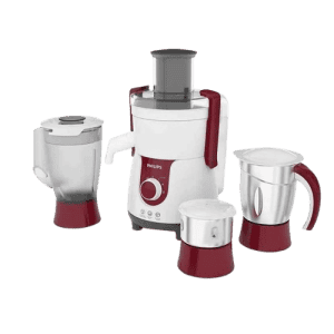 Philips 700W Pistil  HL7715/00 | Juicer Mixer Grinder with 3 Jars |  Red