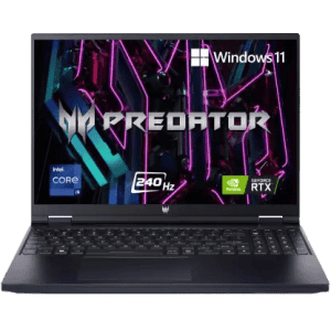 Acer | PREDATOR PHN16-71 Ci9-13900HX | 16GB/1024GB SSD | RTX4070-8GB | 16 WQXGA | WIN11 | NH.QJRSI.003| Abyssal Black
