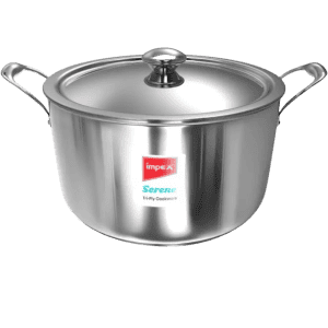 IMPEX | Serene | 24 cm |  6.8 L | Triply Sauce Pan  | Stainless Steel | Induction Bottom
