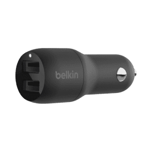Belkin Game Consoles, Speakers Boost Charge Dual Port USB-A Car Charger 24W