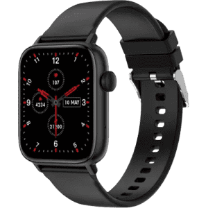 Fire-Boltt Hercules | 1.83" Large Display, BT Calling with Voice Assist & Metal Body Smartwatch | Black Strap, Free Size