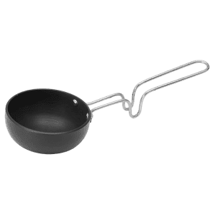 Bajaj Nirlep Ebony Hard Anodized Tadka Pan | 125mm | Non-stick | ETP125N