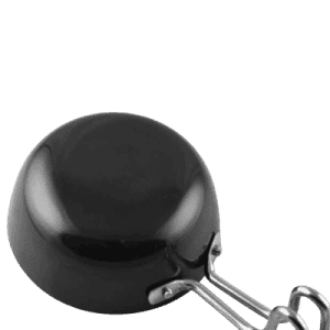 IMPEX | Kitchenmate Solitaire Tadka Pan | 110 mm | aluminium hard anodized | black