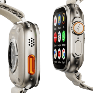 FIRE-BOLTT Oracle Wi-Fi+4G SIM Android OS Wristphone | 49mm Display | In Built GPS | Cloudy Clasp Strap