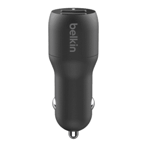 Belkin Game Consoles, Speakers Boost Charge Dual Port USB-A Car Charger 24W