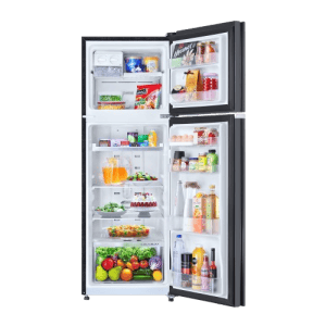 Whirlpool 265 L Frost Free Double Door 2 Star Refrigerator with Glass Door | Neo 278GD PRM | Crystal Black