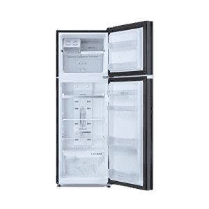 Whirlpool 265 L Frost Free Double Door 2 Star Refrigerator with Glass Door | Neo 278GD PRM | Crystal Black
