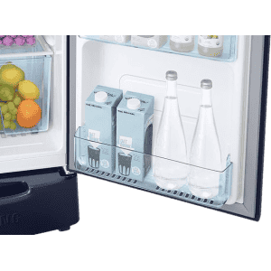 Samsung Single Door Refrigerator | 183 L | 3 Star | Midnight Blossom Blue | RR20D1823UZ/HL