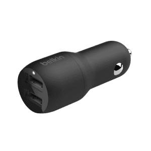 Belkin Game Consoles, Speakers Boost Charge Dual Port USB-A Car Charger 24W