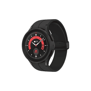 SAMSUNG Galaxy Watch5 Pro Smartwatch with Bluetooth Calling | 45mm Super AMOLED Display | Black Titanium | SM-R920NZKAINU