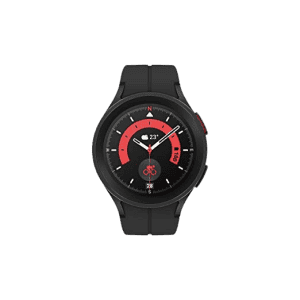 SAMSUNG Galaxy Watch5 Pro Smartwatch with Bluetooth Calling | 45mm Super AMOLED Display | Black Titanium | SM-R920NZKAINU