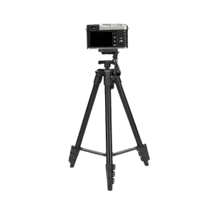 Jmary KP-2205 Aluminum Tripod 134CM | 4-Section Aluminum Legs | Universal Lightweight Tripod with Mobile Phone Holder Mount