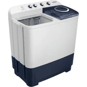 SAMSUNG | 9.5 kg | 5 Star | WT95A4200LL/TL | Hexa Storm Pulsator | Air Turbo Drying | Semi Automatic | Top Load Washing Machine | White,Blue