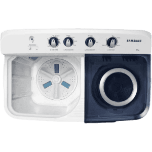 SAMSUNG | 9.5 kg | 5 Star | WT95A4200LL/TL | Hexa Storm Pulsator | Air Turbo Drying | Semi Automatic | Top Load Washing Machine | White,Blue