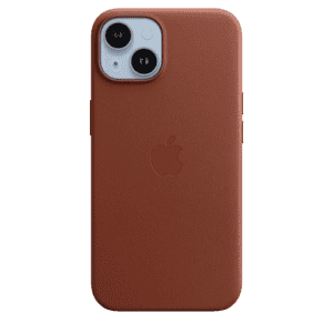 Apple iPhone 14 Leather Case with MagSafe | Umber