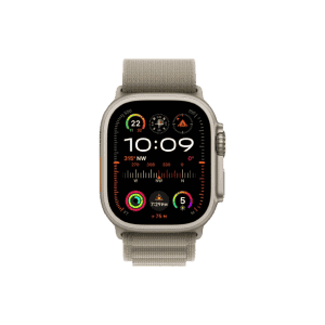 APPLE WATCH ULTRA 2 | 49MM |  M SIZE CEL | TITANIUM CASE OLIVE ALPINE LOOP