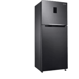 Samsung Twin Cooling Plus Double Door Refrigerator | 301 L | 2 Star | Luxe Black | RT34C4522BX/HL