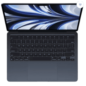 Apple 2022 MacBook AIR Apple M2 | 16 GB/256 GB SSD/Mac OS Monterey | Z160000Z4 | 13.6 Inch | Midnight