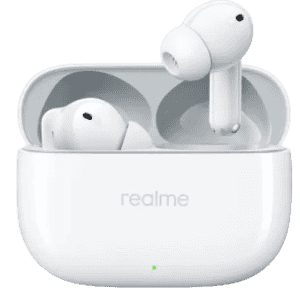 Realme Buds T300 with 12.4mm Driver | 30dB ANC | 360 Spatial Audio and 40 hours Playback Bluetooth Headset | Youth White