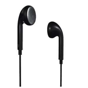 Remax RM-303 3.5mm Plug Wired Earphones with Mic Pure Music in-Ear Headphones for Computer Mobile Phone | Black