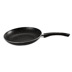 Butterfly Granza Non-Stick Aluminium Fry Pan | 24 cm | Black and White