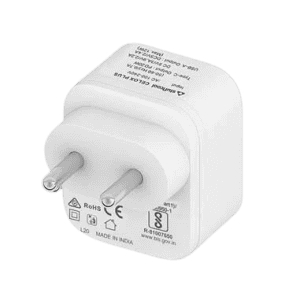 Stuffcool Celox Plus Type C Wall Charger PD 20W+USB-A 2.4-32W | White