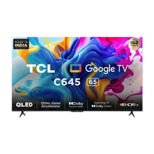 TCL 65C645 | 65 inch  QLED 4K Ultra HD Google TV with Dolby Audio & Dolby Vision