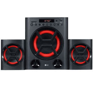 LG LK72B | Deep Bass,Bluetooth, Optical, USB, SD Card and FM Radio 40 W Bluetooth Home Theatre | Black
