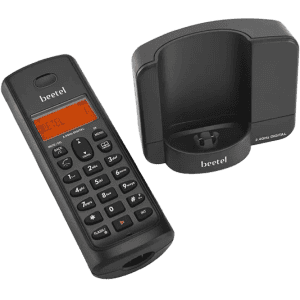 Beetel Landline Phone | X-90 | Cordless Landline Phone | Black