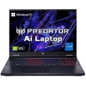 Acer Predator Helios Neo 16 Gaming Laptop | Intel Core i7 | 14th Gen | 14700HX | 16 GB | 1 TB SSD | RTX 4050 | NH QNPSI 002 | Black | PHN16 72 77GZ